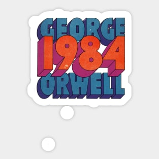 George Orwell - 1984 Sticker